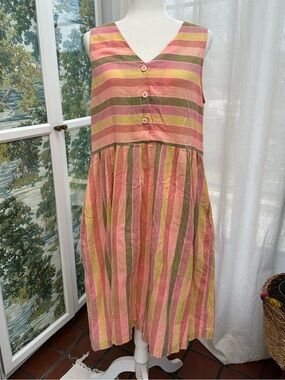 Ace & Jig Reversible Button Down Dress Size Large